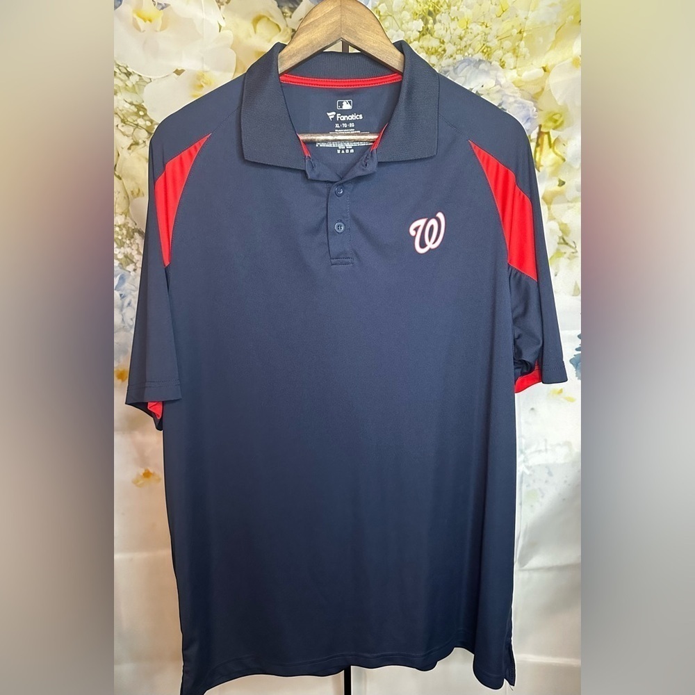 Washington Nationals men’s short sleeve polo shirt NWOT‍‍‍‍‍‍‍‍‍‍‍‍‍‍‍‍‍‍‍‍‍‍‍‍‍